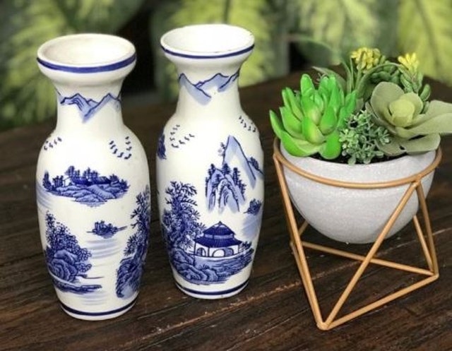 Vas Keramik Model Pemandangan