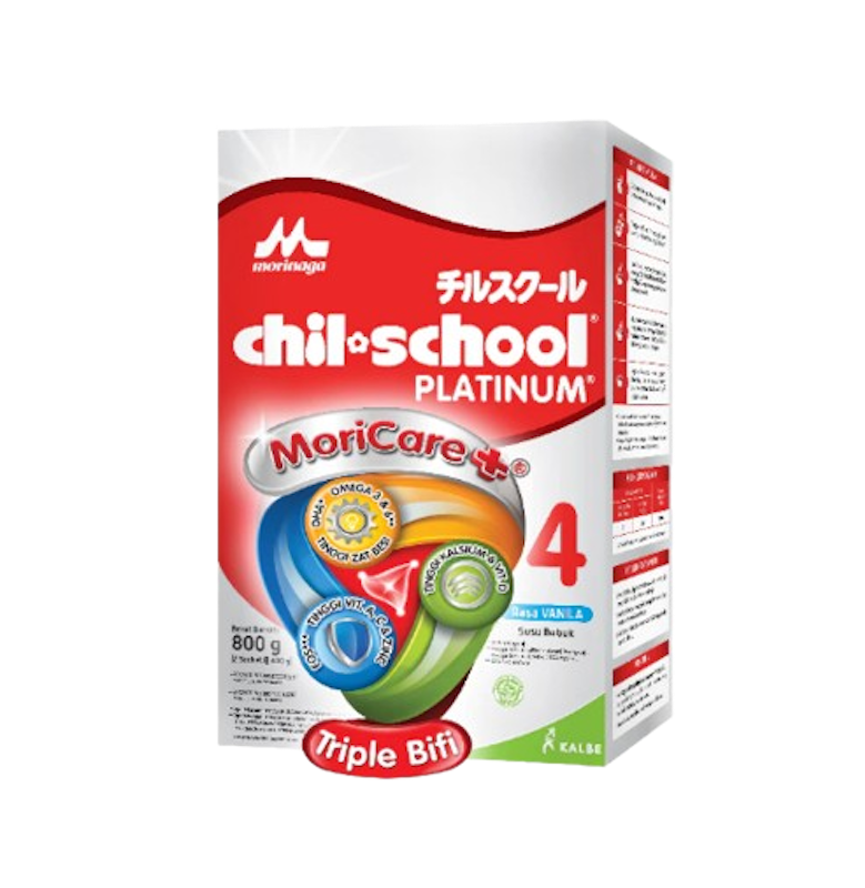 Morinaga Chil School Platinum MoriCare+ Triple Bifi 1