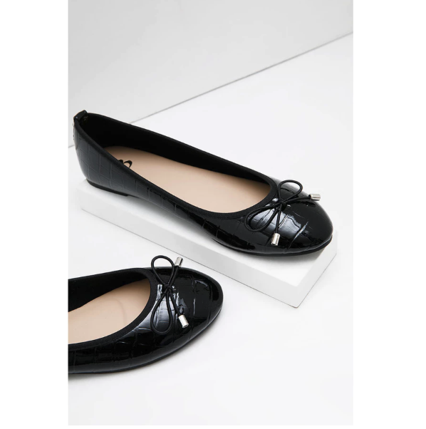 Berrybenka  Berrybenka Sepatu Flatshoes Sofia Fana Bow