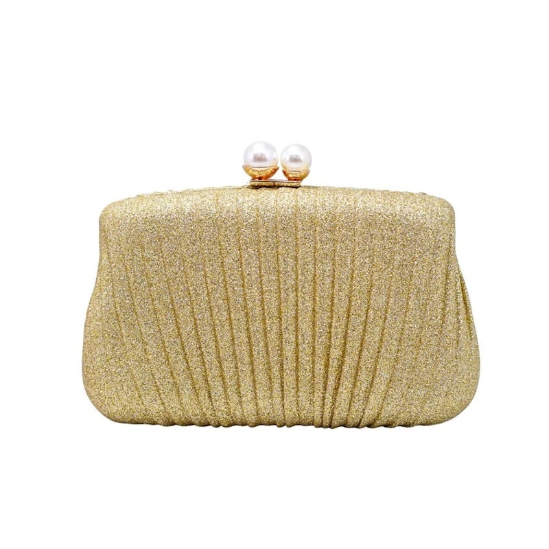 Waiwai Clutch Tas Pesta Gliter Mewah 1188
