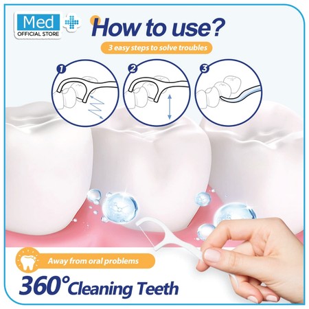  Med+ Dental Floss Picks