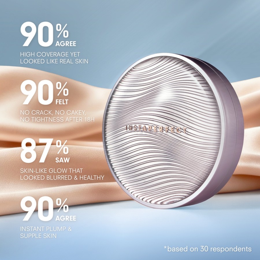 Paragon Technology and Innovation Instaperfect Skin Glow Cover Mesh Cushion W43 Creme Sand