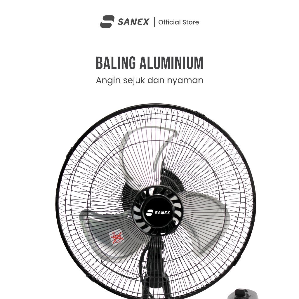 Indo Surya Kencana Sanex Kipas Ingin 2 in 1 12 Inch SN-128S