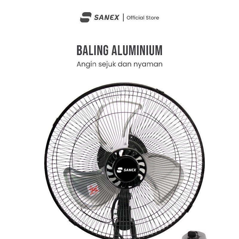 Sanex Kipas Ingin 2 in 1 12 Inch 5