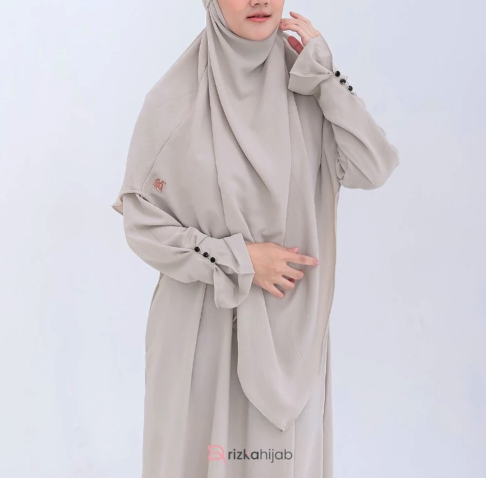 Rizka Hijab Shafeeya Abaya Set French Khimar