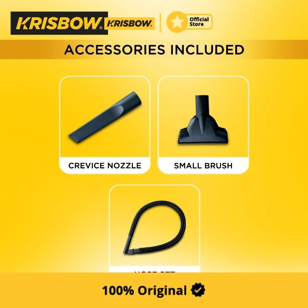 Krisbow Indonesia Krisbow® Wet & Dry Vacuum 6L FRVCW6