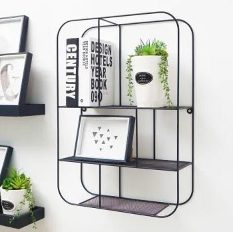 LIBBY WALLSHELF 3 TIER BLACK 1