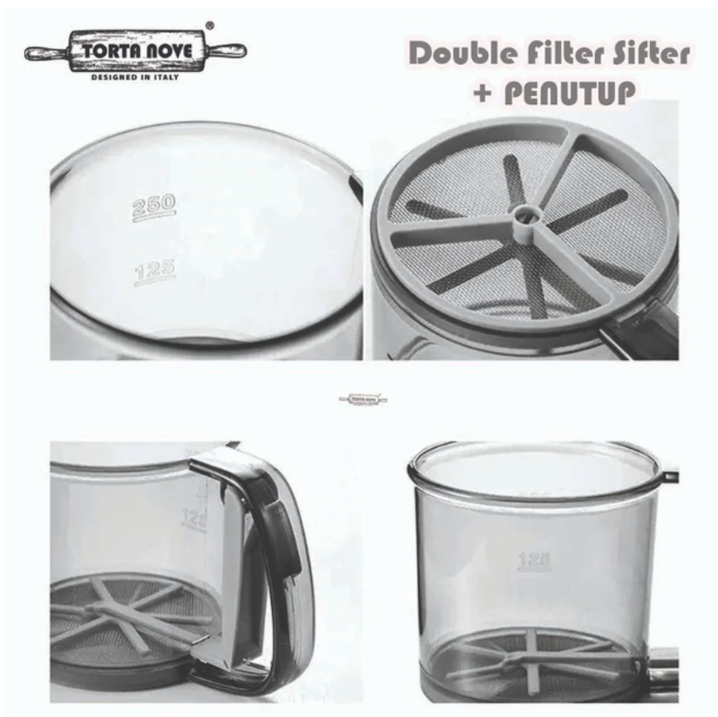 Torta Nove Double Flour Sifter Semi Manual 5
