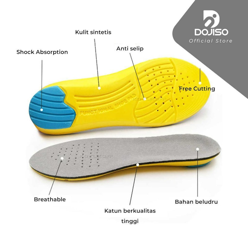 Dojiso Insole Sepatu Sport 3