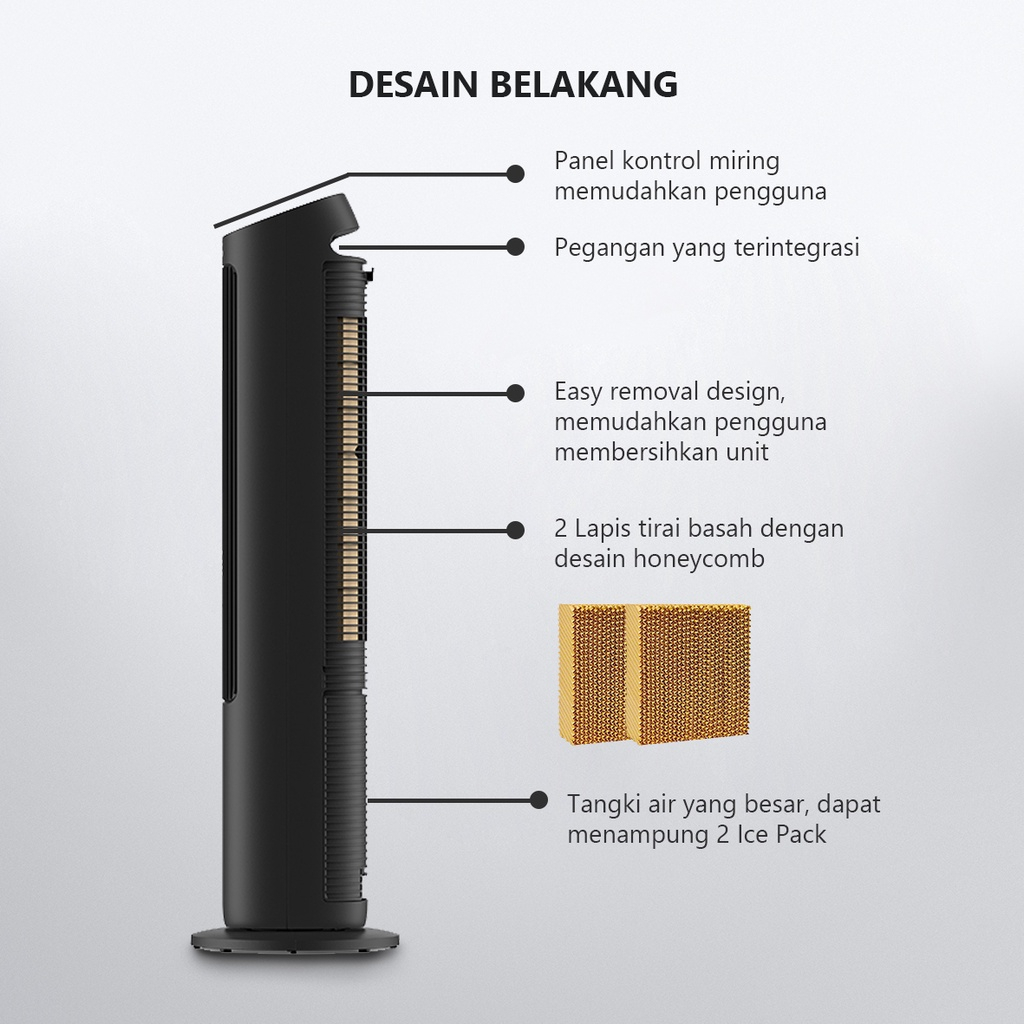 FLIFE Air Cooler Tower Fan 4