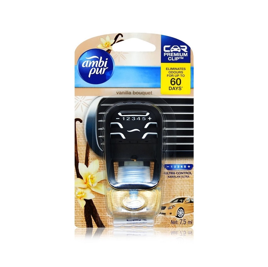 Ambipur ｜ Car Premium Clip Vanilla Bouquet