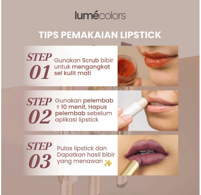 Lume Lumecolors Velvet Creme Lipstick Nude 01