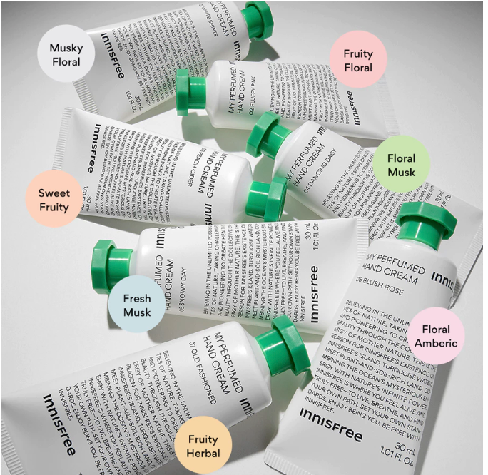 AmorePacific Innisfree My Perfumed Hand Cream White Shirts