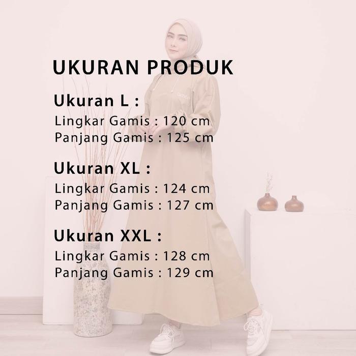  Aimon Jas Hujan Gamis Wanita