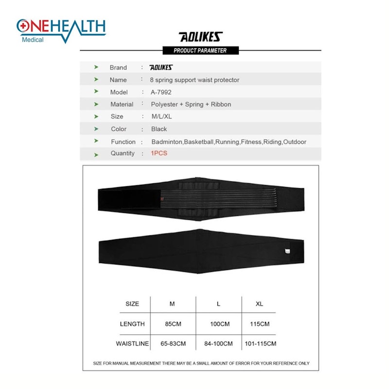 Aolikes Lumbar Waist Back Support 4