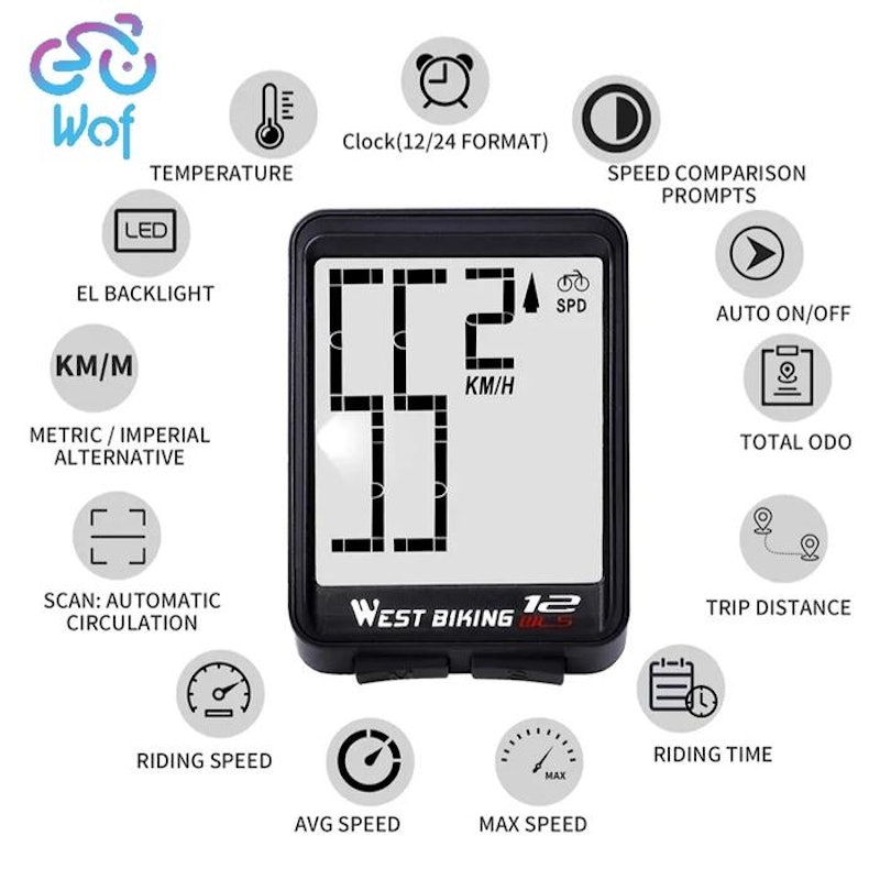 West Biking Speedometer Sepeda 3