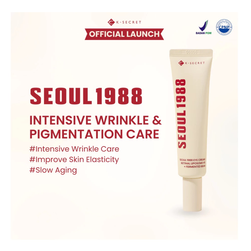  K-SECRET SEOUL 1988 Eye Cream : Retinal Liposome 4% + Fermented Bean