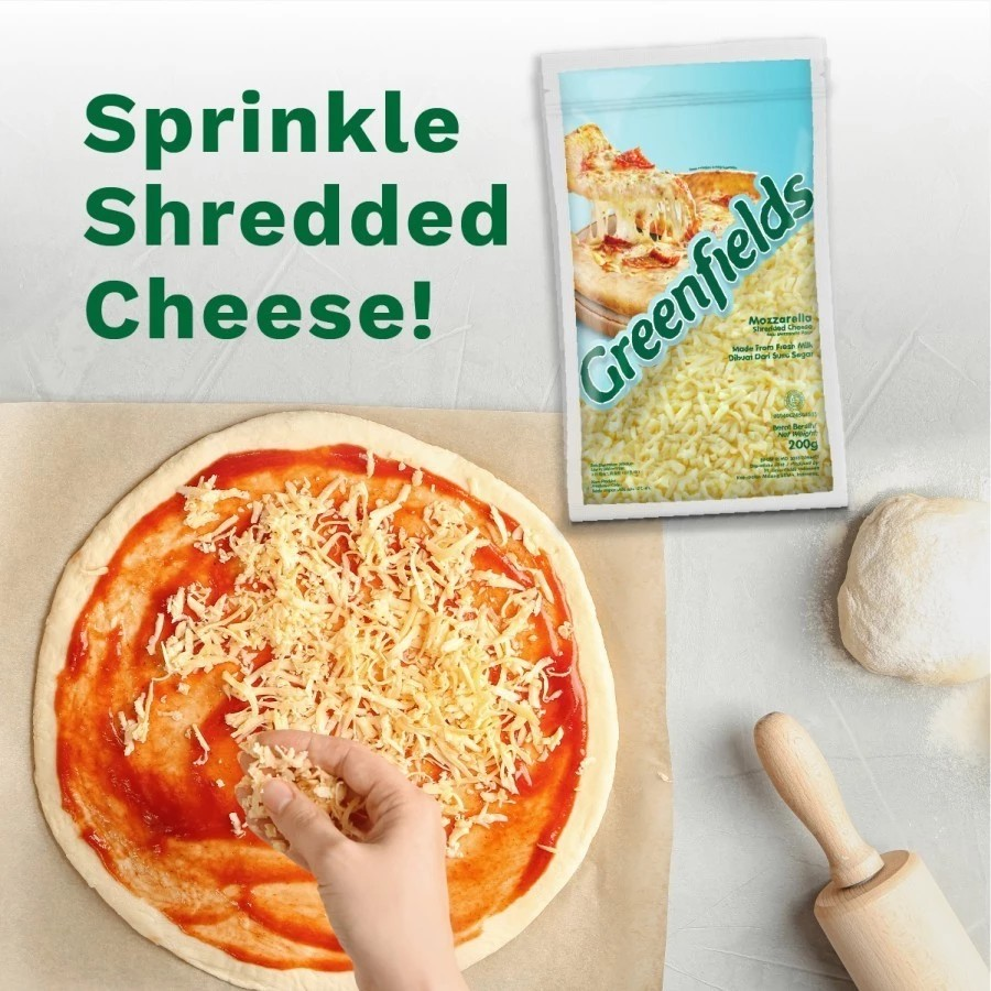 Greenfields Indonesia Greenfields Mozzarella Shredded 