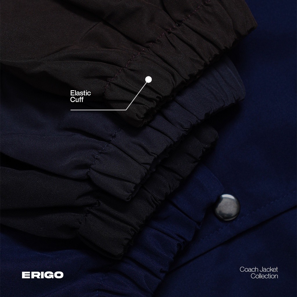 ERIGO Coach Jacket Billups Black Unisex