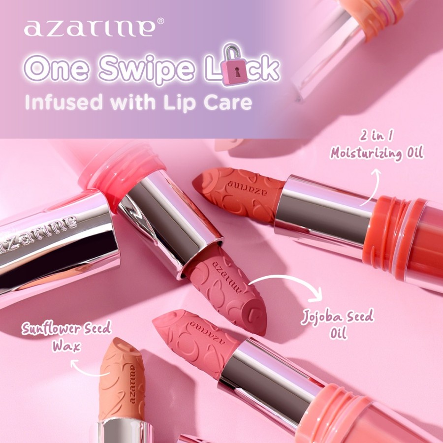 Wahana Kosmetika Indonesia Azarine® Mattelite Lock Lipstick 08 Venus