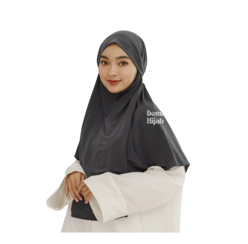 Demar Hijab Aisha French Khimar Syari Instan