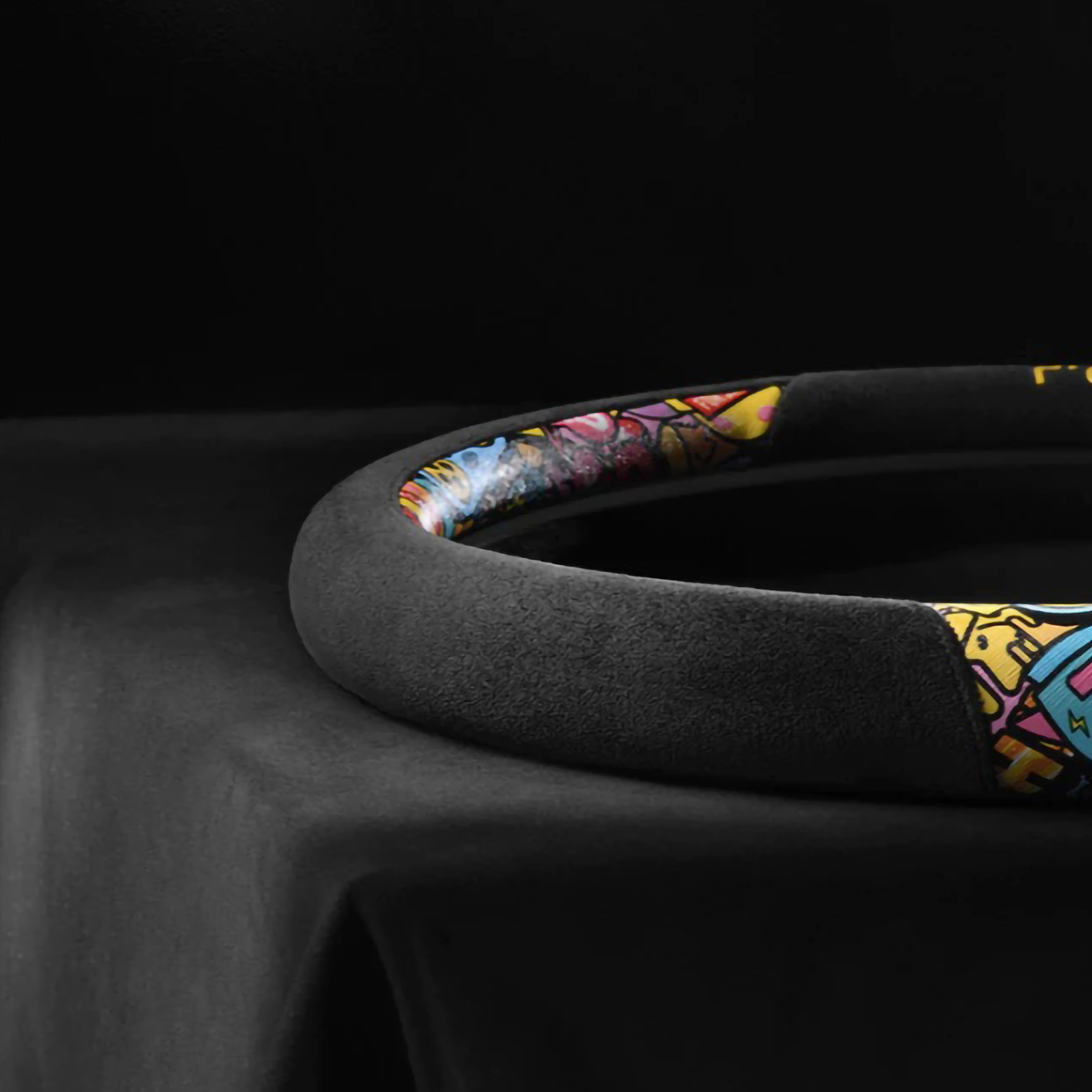  L.D.J Sarung Stir Mobil Motif Grafitty