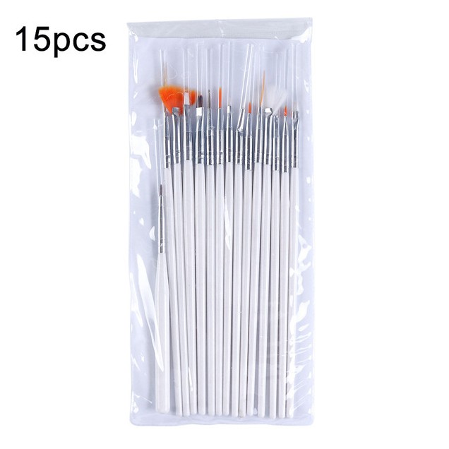 Tone Set Kuas Nail Art 15 Pcs