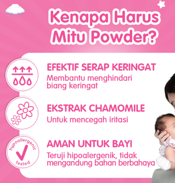 Godrej Consumer Products Indonesia Mitu Baby Fresh & Clean Baby Powder