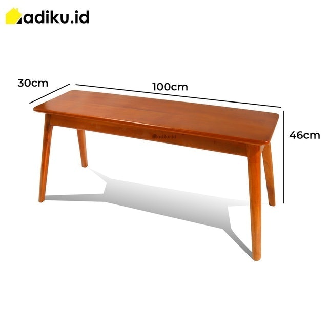 Adiku Bench Hokkaido - Bangku Kayu