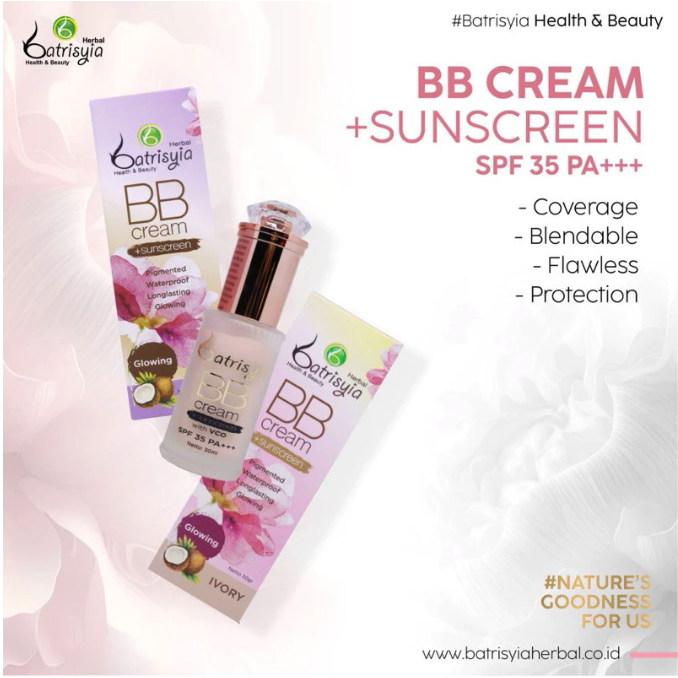 Batrisyia Herbal Indonesia Batrisyia BB Cream + Sunscreen Ivory
