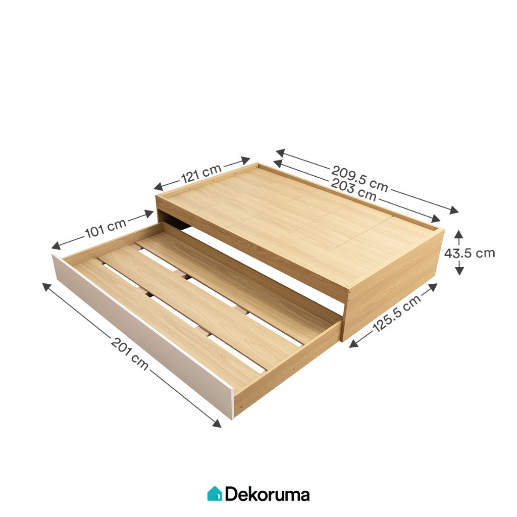 Dekoruma Inovasi Lestari Dekoruma Kato Divan Tempat Tidur Sorong 