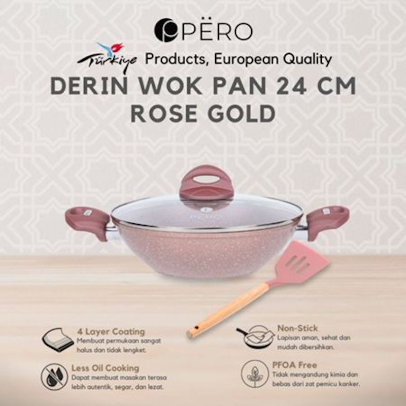 Pero Derin Woky Pan 24 cm Rosegold 2.0 2