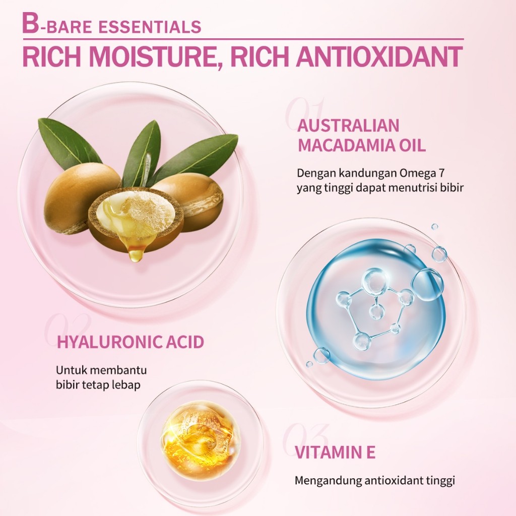 Hebe Beauty Style  Barenbliss Cherry Makes Cheerful Lip Velvet 01 Blushed Moment