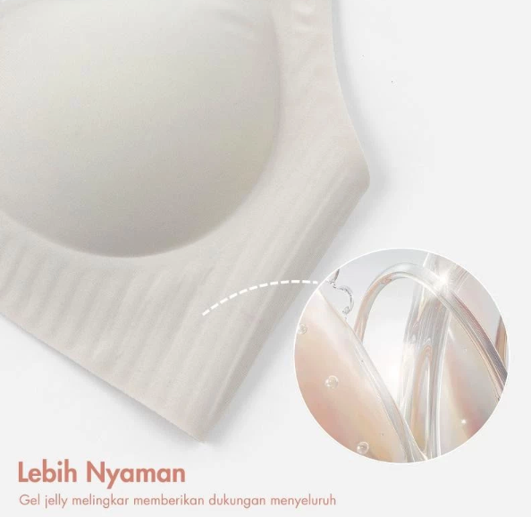 Ramai Teknologi Indonesia URU Underwear Premium Push Up Bra Jelly Support Seamless 