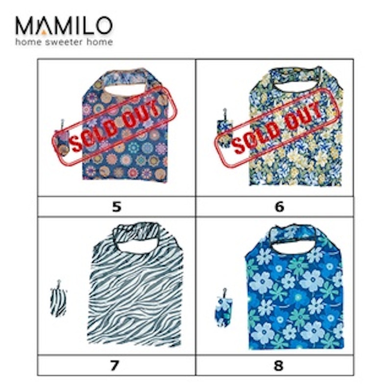 Tas Belanja Lipat Motif Ramah Lingkungan 4