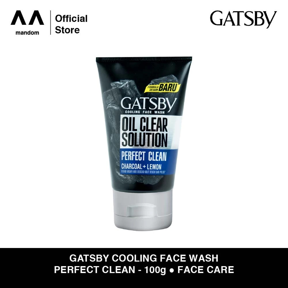 Mandom Indonesia Gatsby Cooling Face Wash Perfect Clean