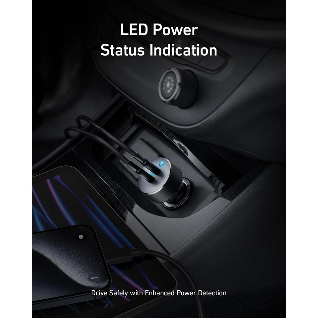 Anker Innovations Anker PowerDrive III Duo USB-C Car Charger A2724