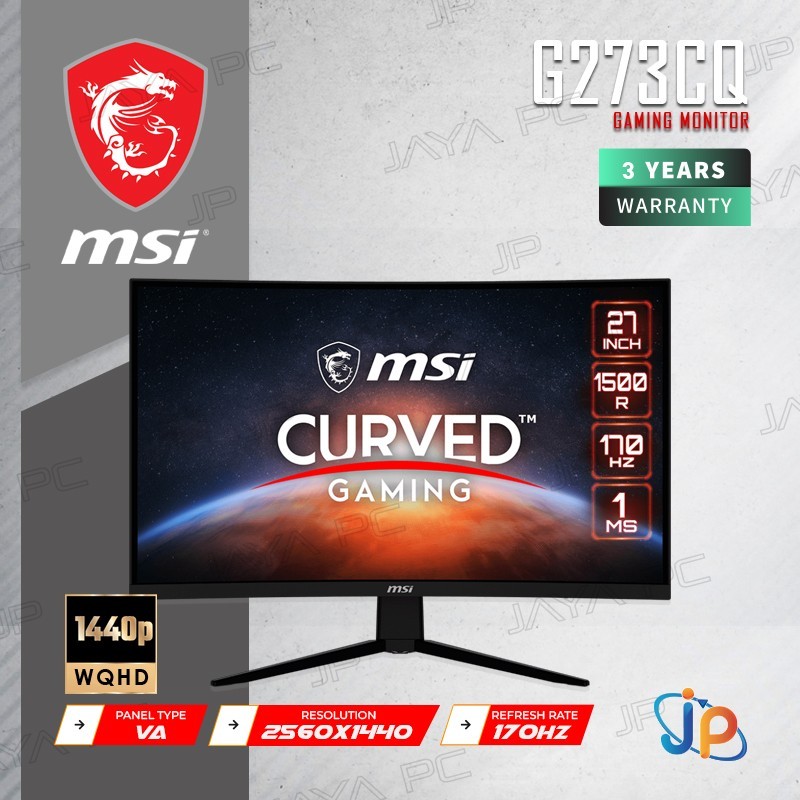 Micro-Star International MSI Curved Gaming Monitor G273CQ