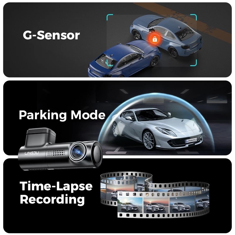 Lingdu Dashcam - 1296P D08 