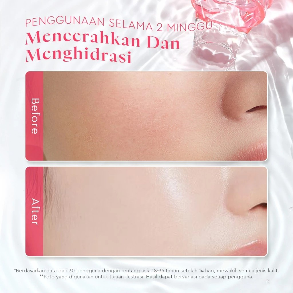 Suntone Wisdom Indonesia Glad2Glow Pomegranate Niacinamide Brightening Toner