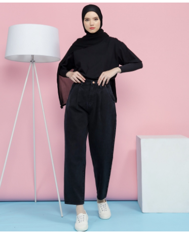 Celana Jeans Slouchy Wanita Boyfriend 2