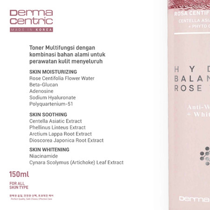 Derma Centric Hydra Balancing Rose Water 5