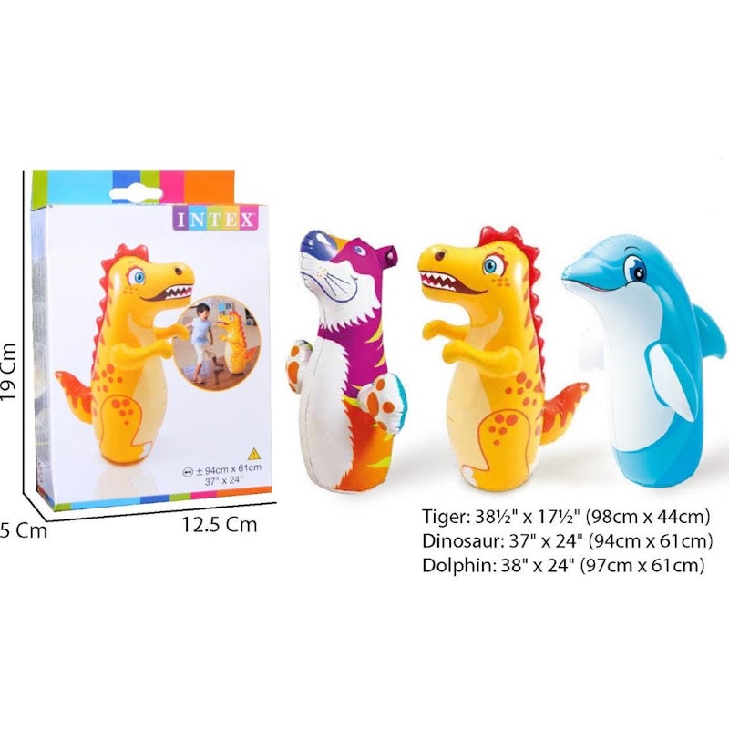Mainan Anak Samsak Tinju Intex44669 3D Bop Bags Animal 5