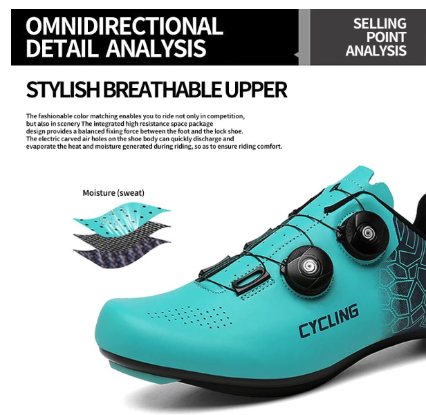 Mivaso Cycling Sepatu Sepeda Non-Cleat Rotary Buckle 2