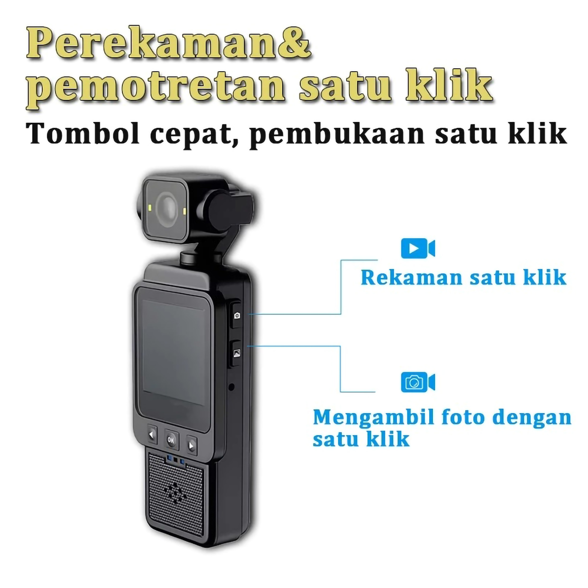 TEEKA Action 1 Camera Mini 2
