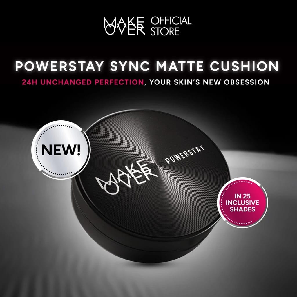 Paragon Technology and Innovation MAKE OVER Powerstay Sync Matte Cushion N30 Natural Beige