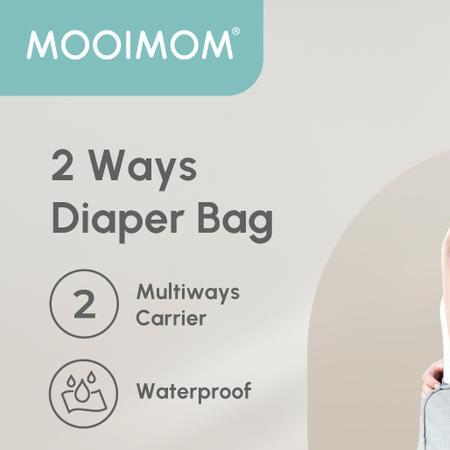 Mooimom 2 Ways Diaper Bag 5