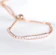Panlandwoo Gelang Serut Rhodium Wanita Gemma Adjustable 1