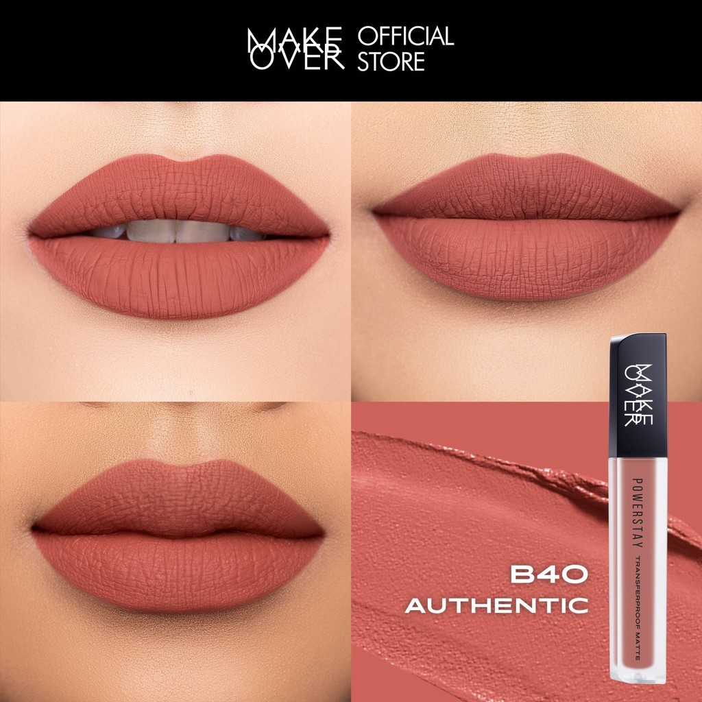 Paragon Technology and Innovation MAKE OVER Powerstay Transferproof Matte Lip Cream Authentic