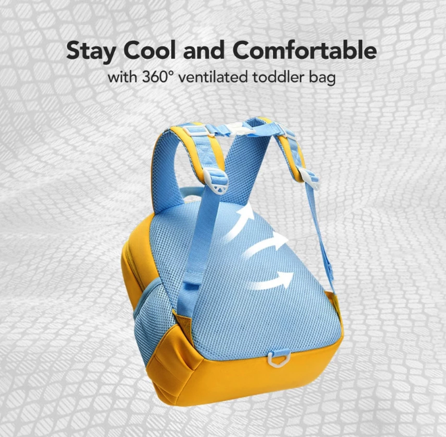 Sakumini Indonesia Sakumini Children School Backpack Beige Bear SK-TV-SBAG10M-BG